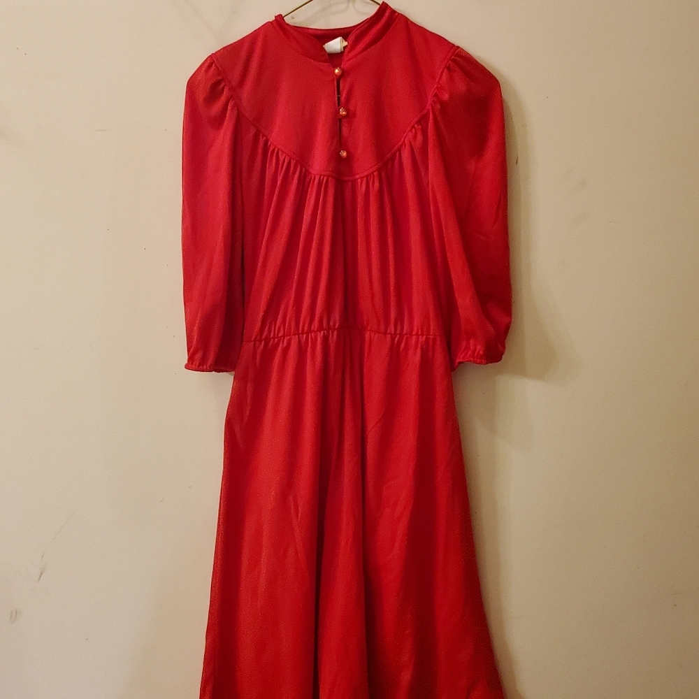 Vintage red dress